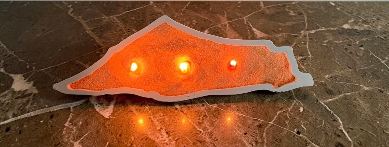 Palestine sand candle holder